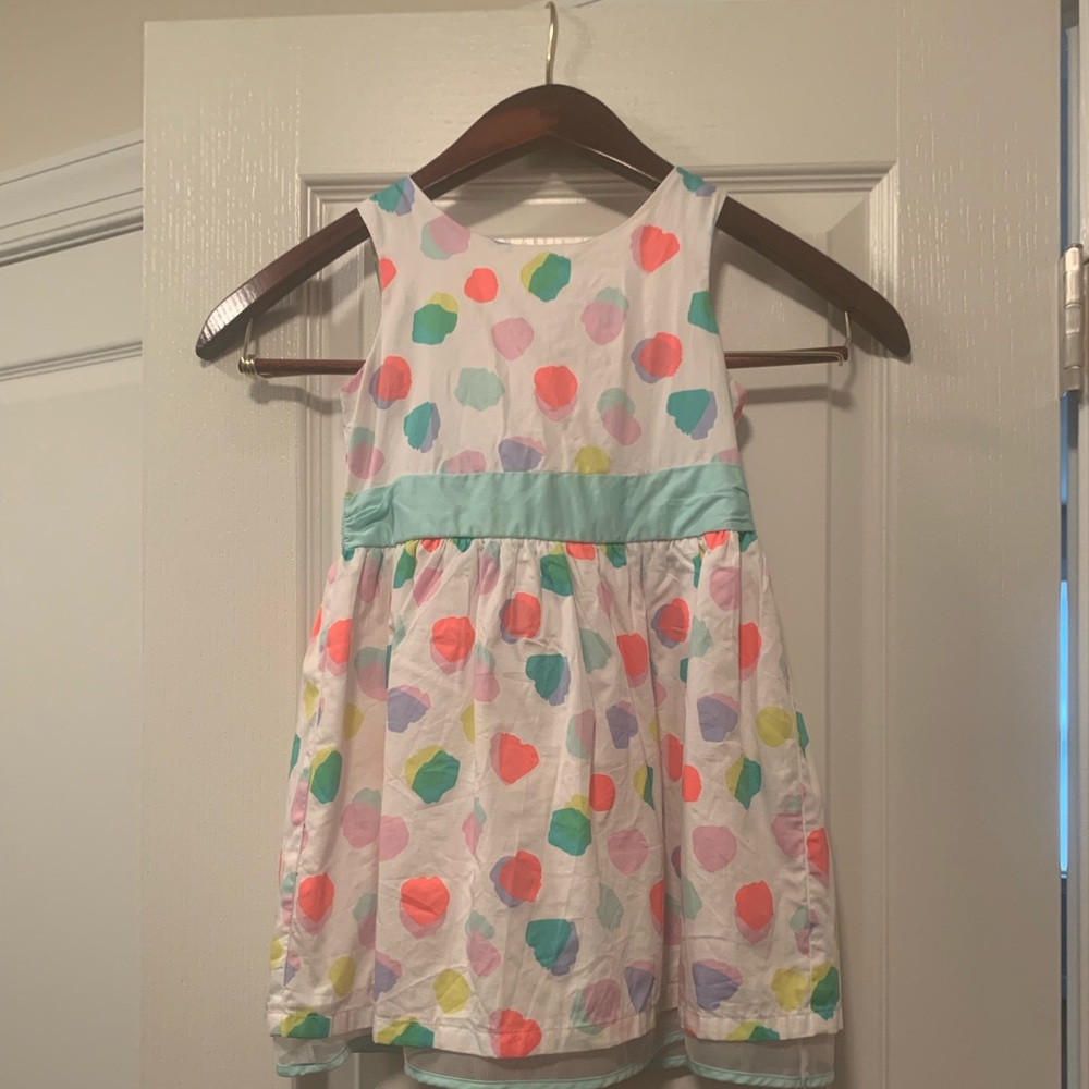 Cat & Jack Abstract Polka Dot Dress